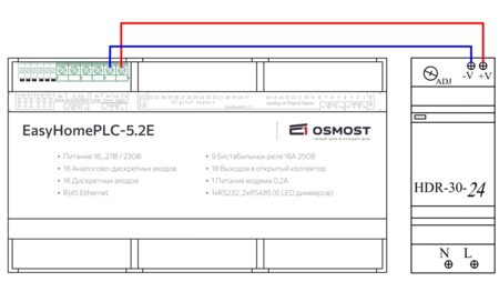 Питание 24В DC